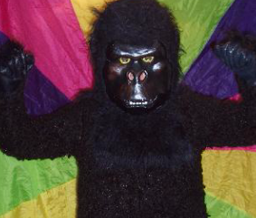 gorilla singing telegram costume king kong movie character tv television nashville middle tn southern kentucky