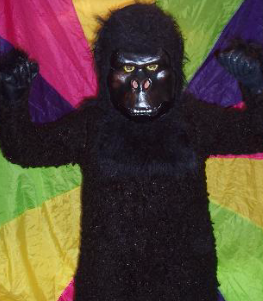 king kong gorilla costume character for singing telegram